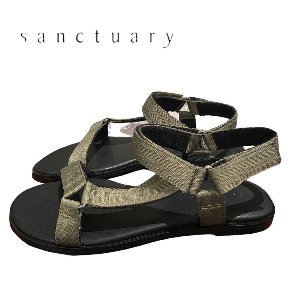 NEW in Box SANCTUARY Swap Organic Green Women's Sandals 6